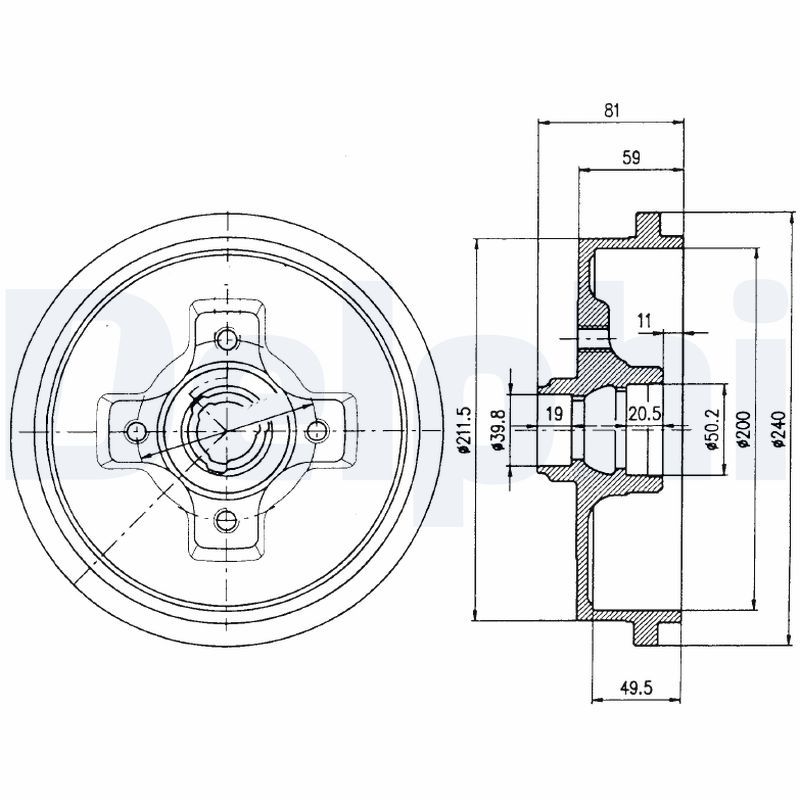 TAMBOUR DE FREIN  0702