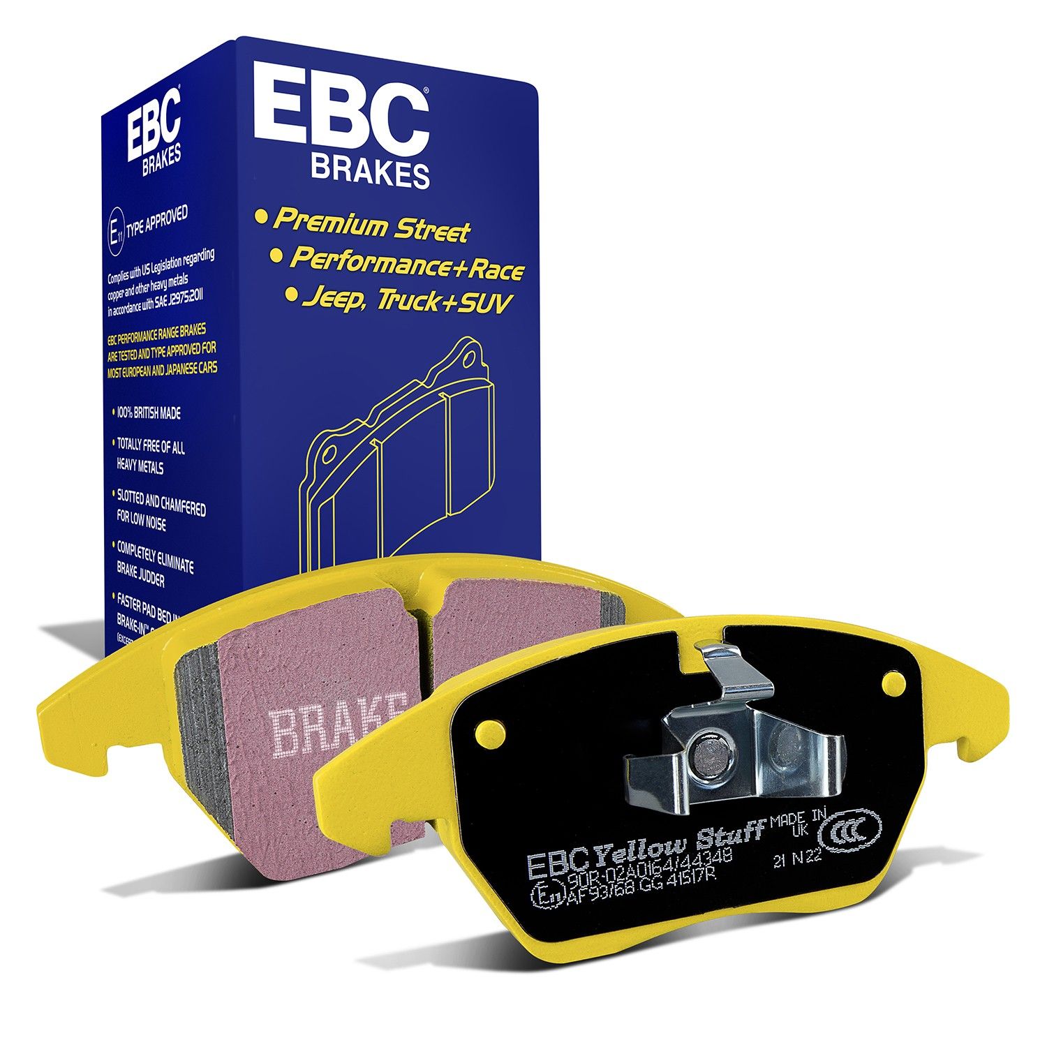 EBC Brakes DP41517R - Bremsbelagsatz, Scheibenbremse