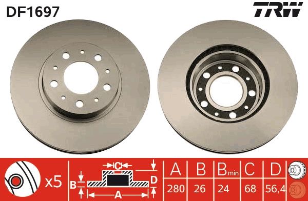 PAIRE DE DISQUES  9900