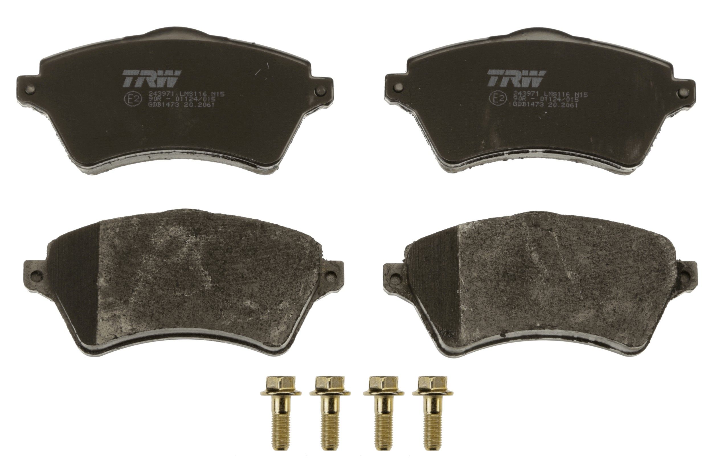 TRW DISC BRAKE PADS - TecDoc 2