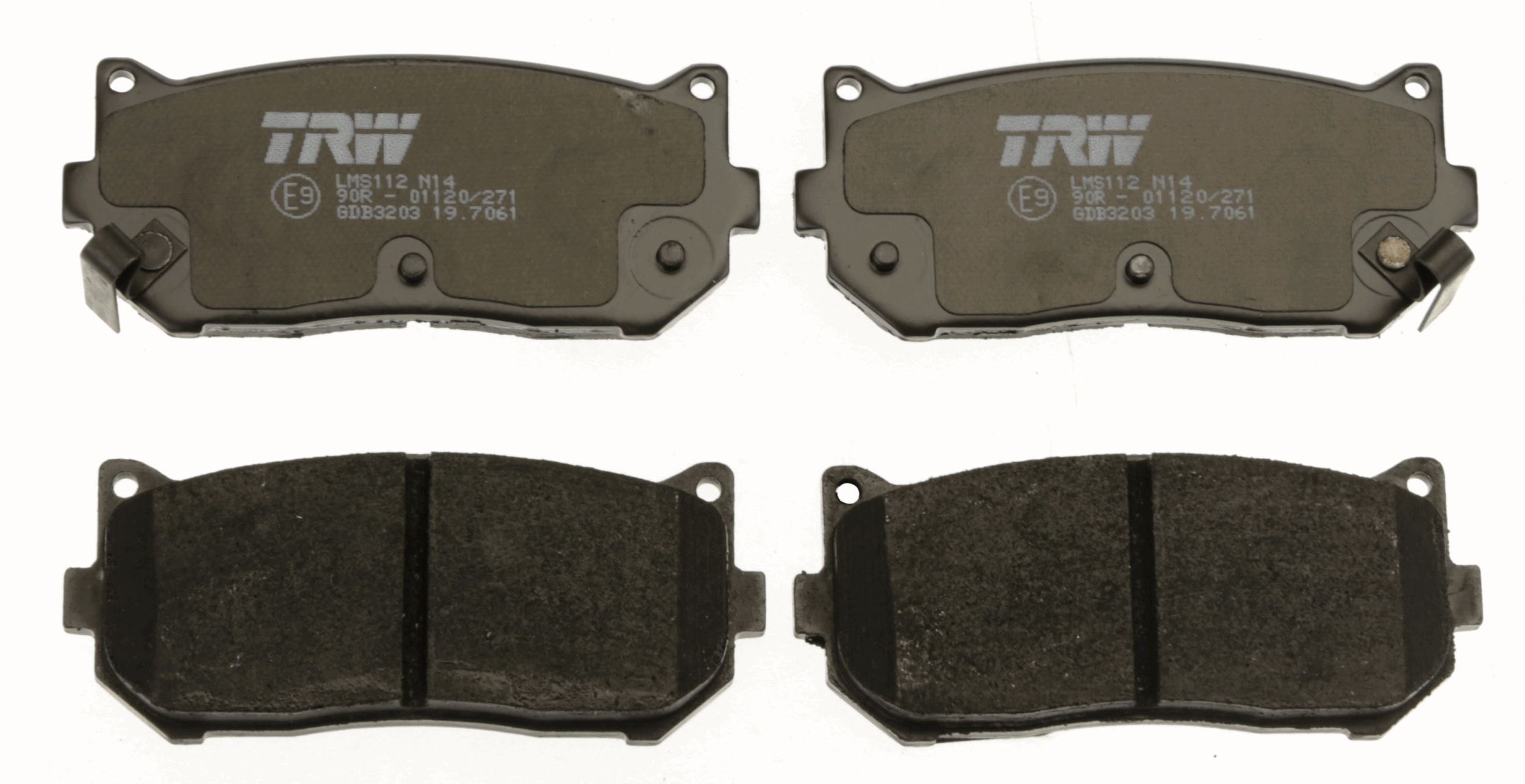 TRW DISC BRAKE PADS - TecDoc 2