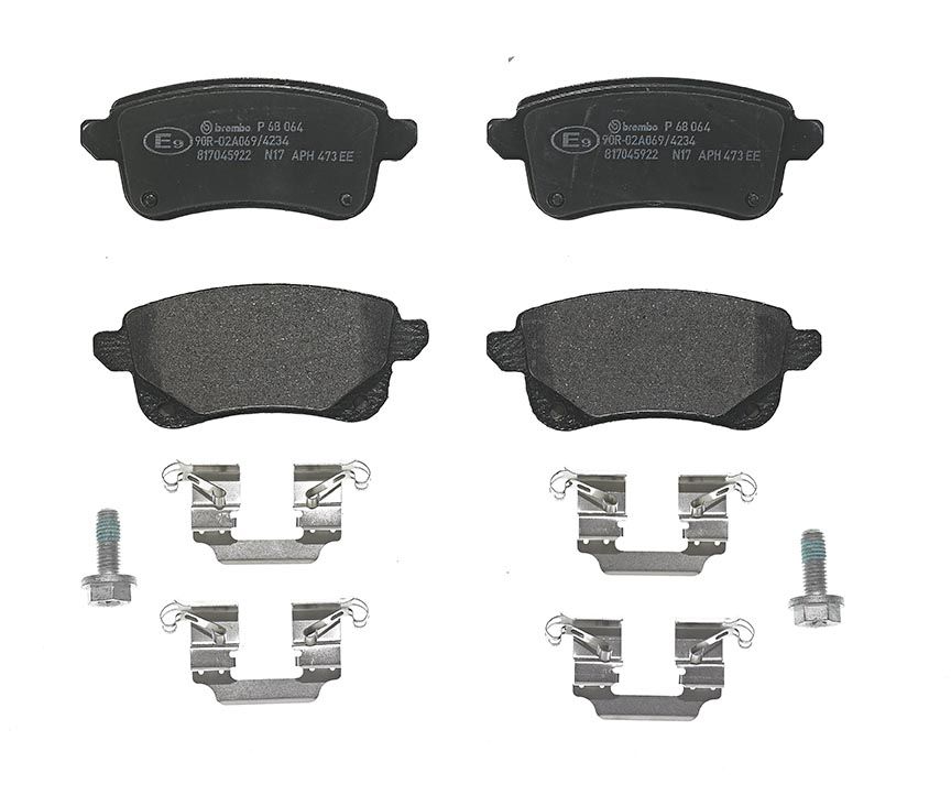 Brembo P 68 064 Bremsbelagsatz, Scheibenbremse