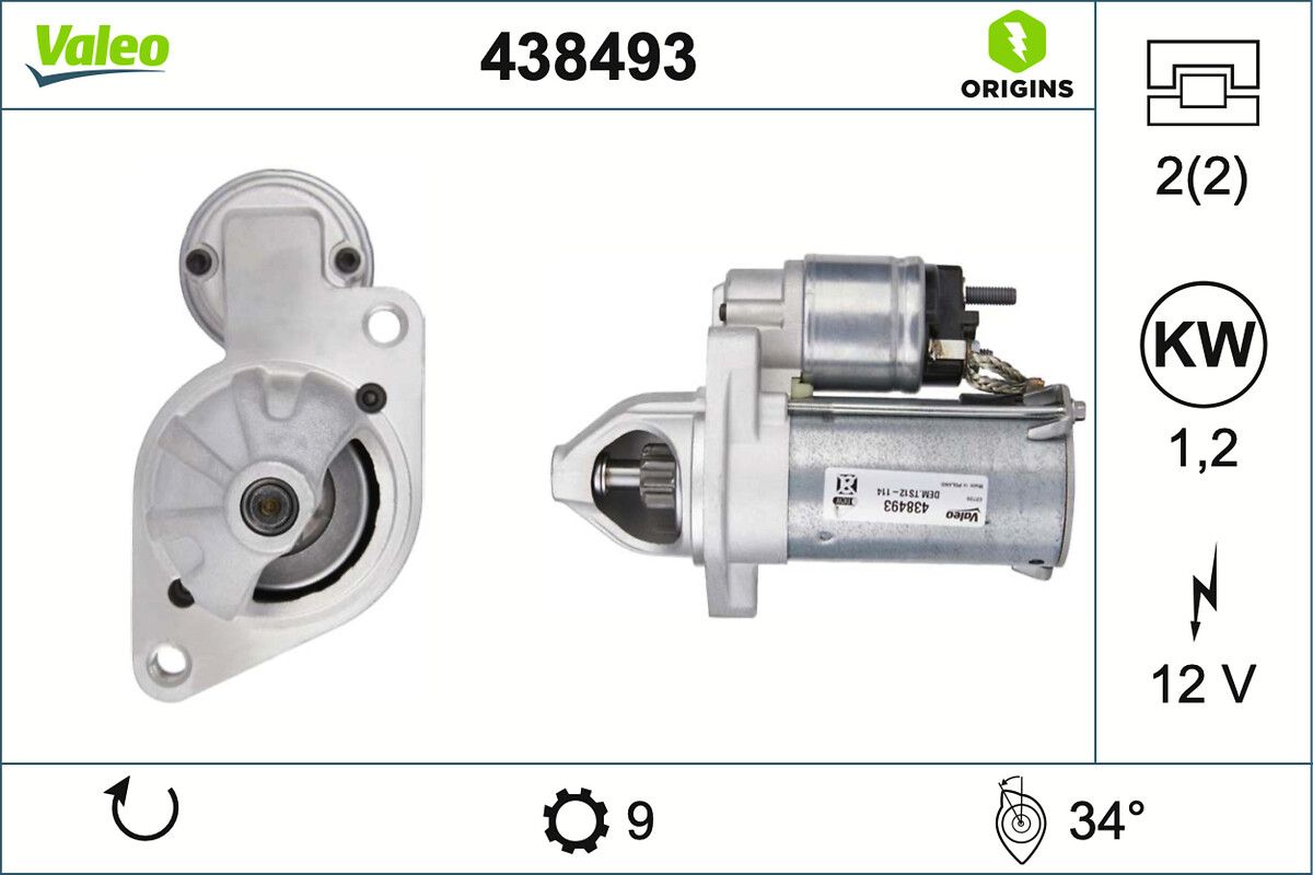 VALEO 438493 - Starter