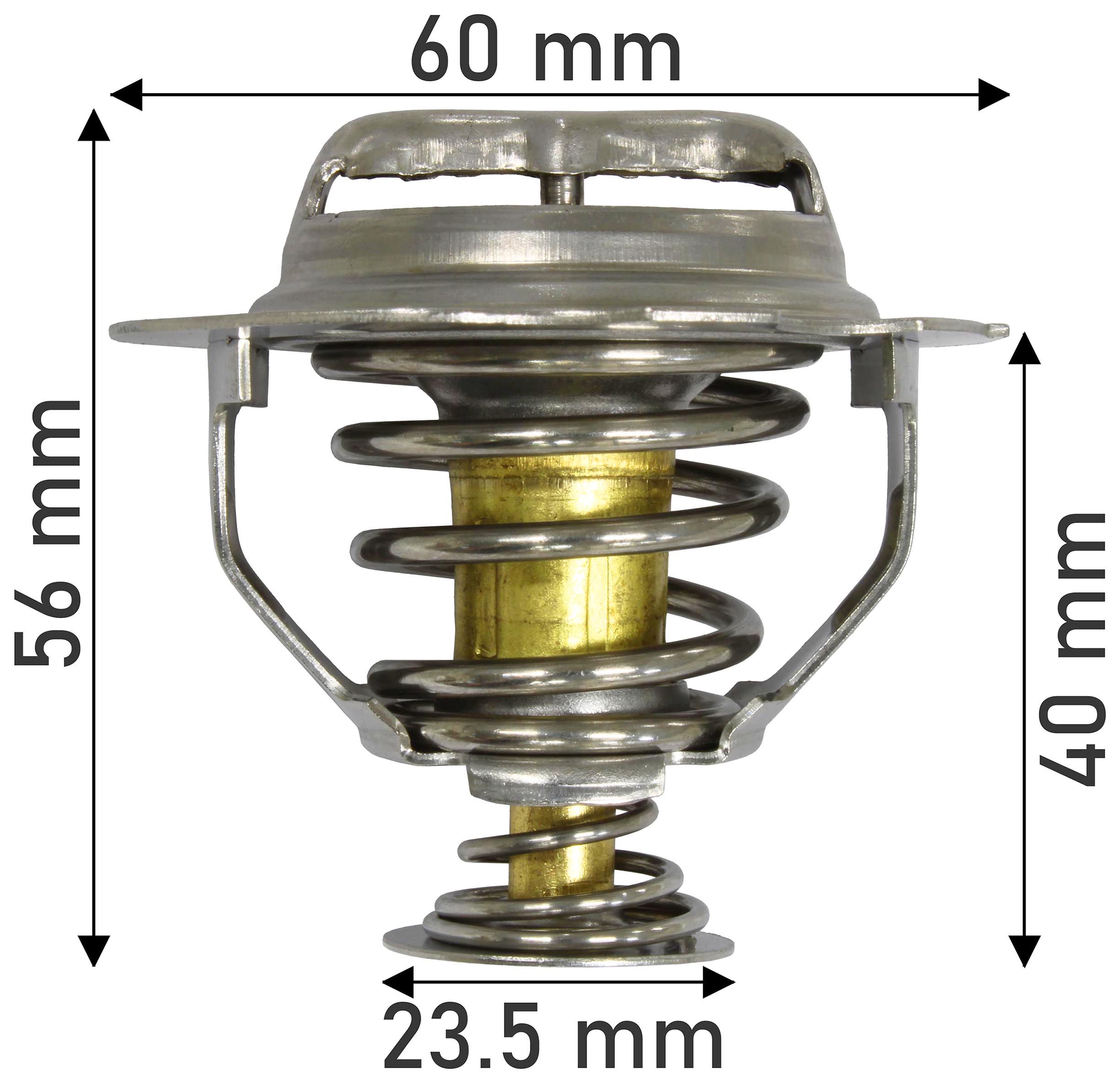 THERMOSTAT HOUSING 82C FORD - TecDoc 2