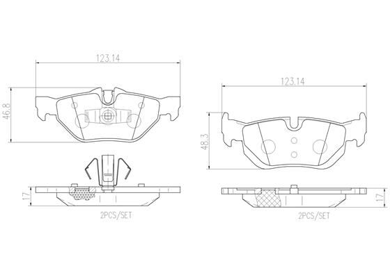 BMW 316i E36 95-01 (RR) - TecDoc 1