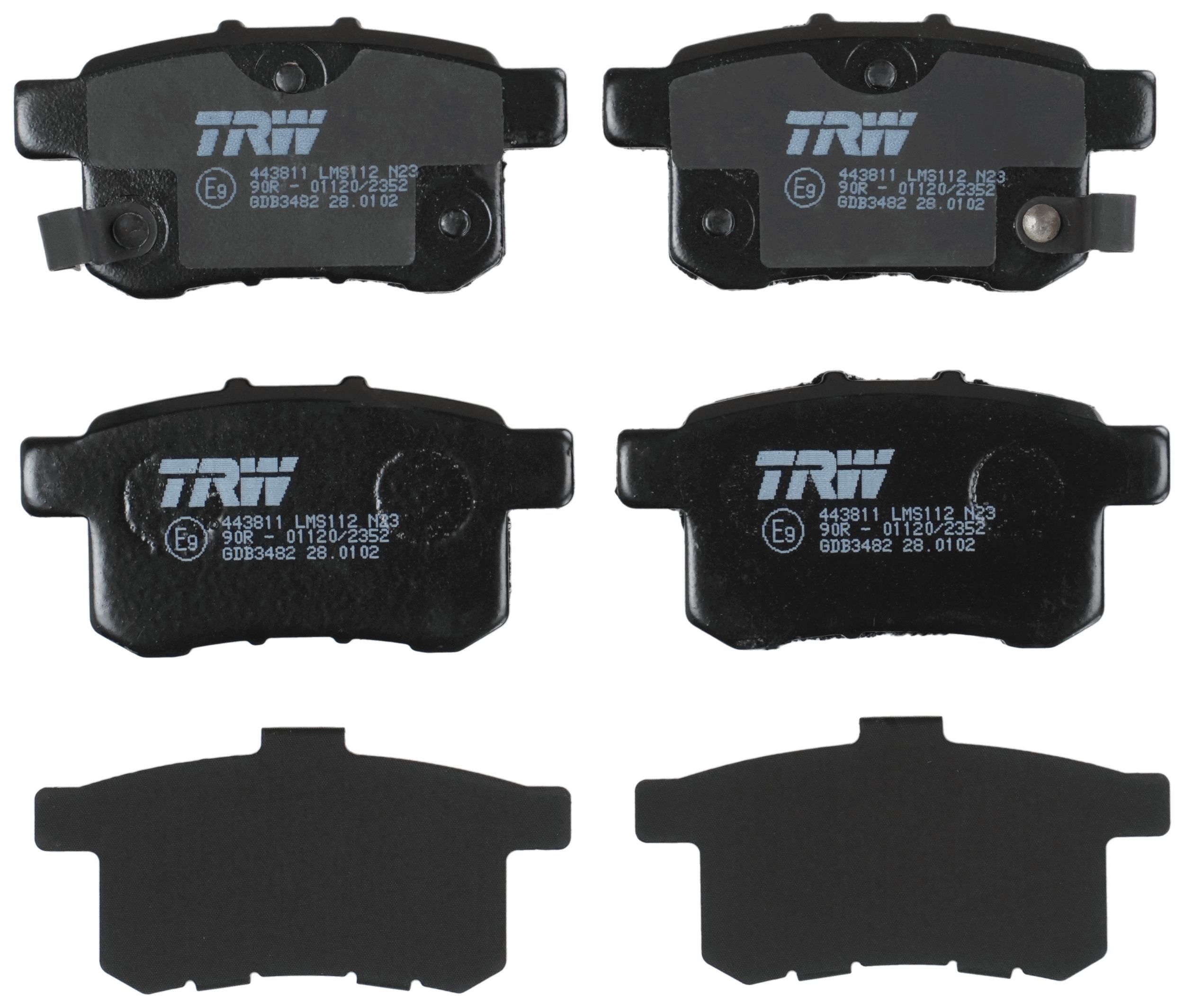 TRW DISC BRAKE PADS - TecDoc 2