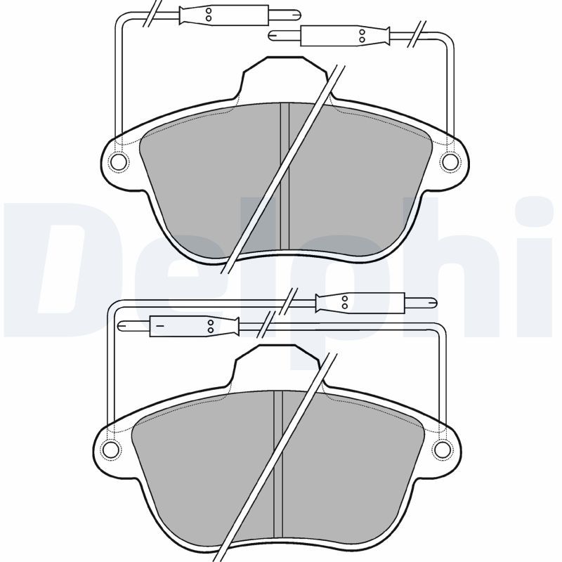 Brake Pad Set, disc brake LP741