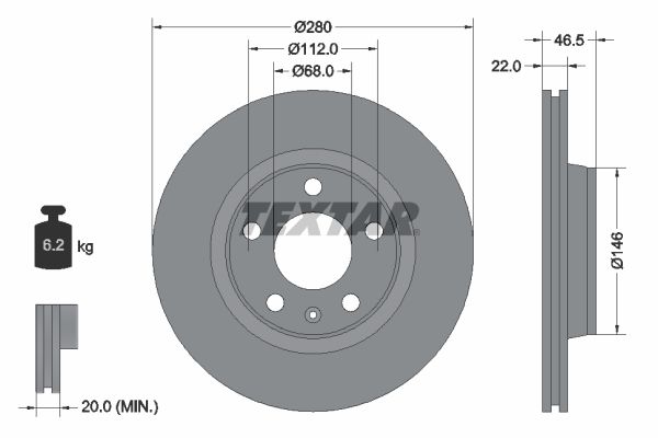 Brake Disc 92083505