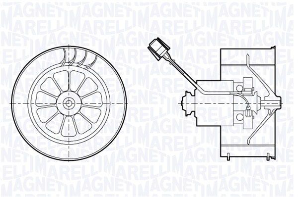 069412678010 MAGNETI MARELLI Utastér-ventilátor