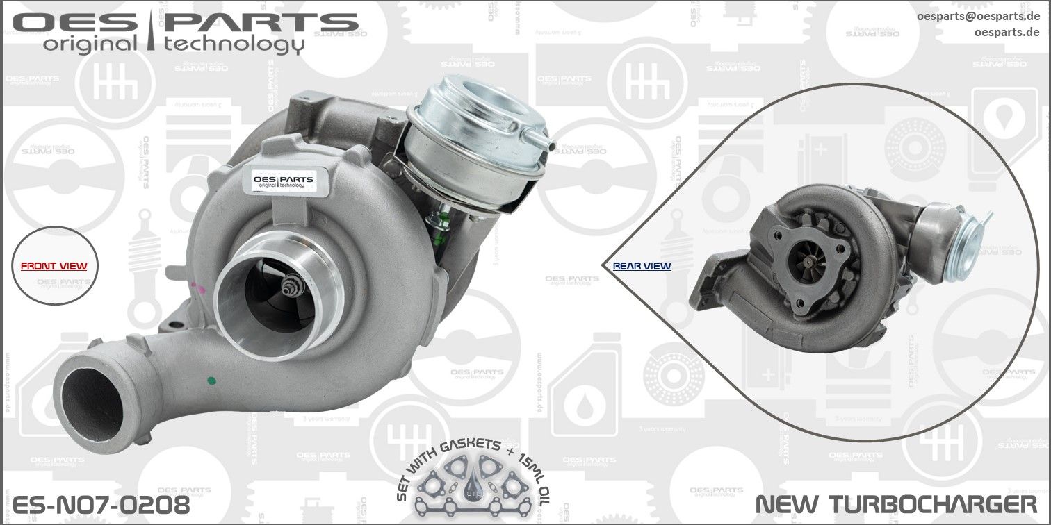 OES PARTS ES-N07-0208 - Lader, Aufladung