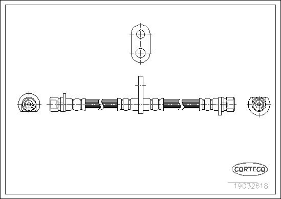 FLEXIBLE DE FREIN HONDA ACCORD,  0705