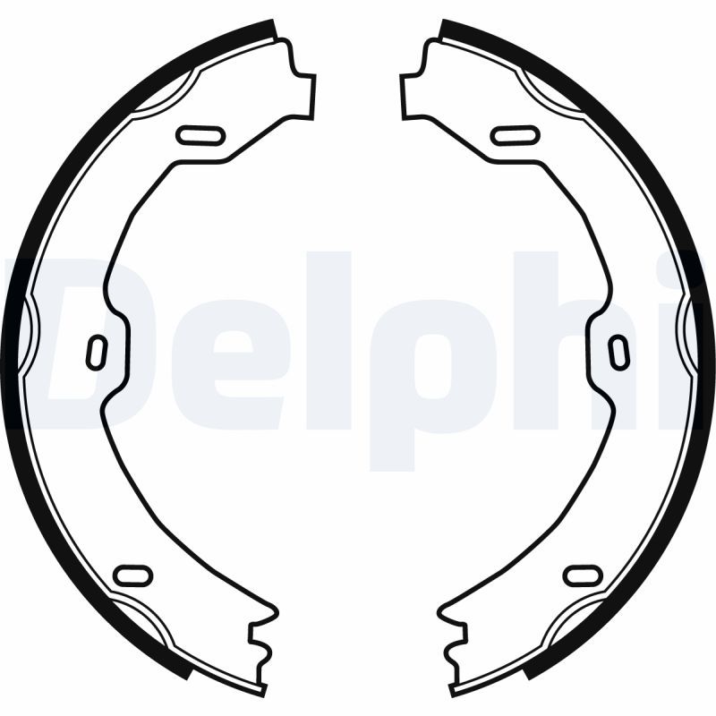 Brake Shoe Set, parking brake LS1923