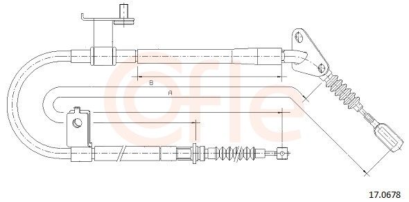 COFLE 17.0678 - Seilzug, Feststellbremse