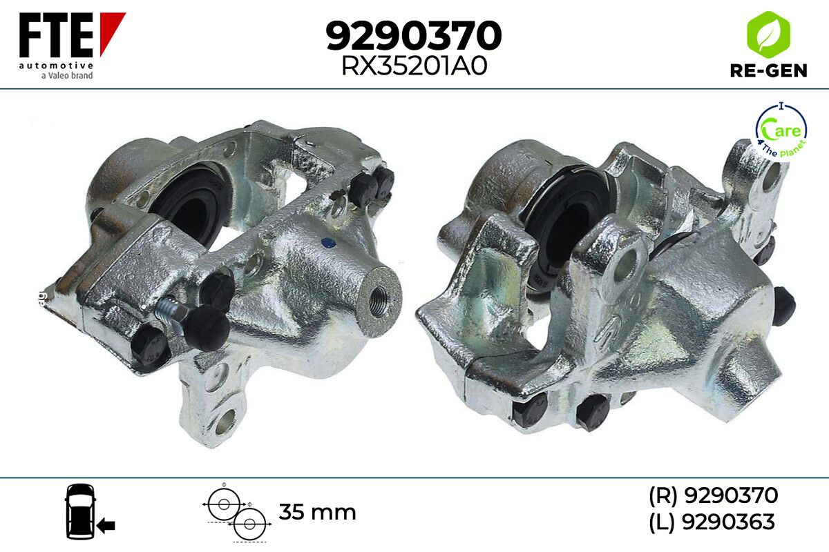 FTE 9290370 - Bremssattel