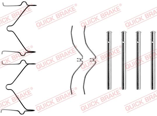 Accessory Kit, disc brake pad 109-1126