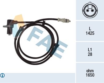 FAE 78067 - Sensor, Raddrehzahl