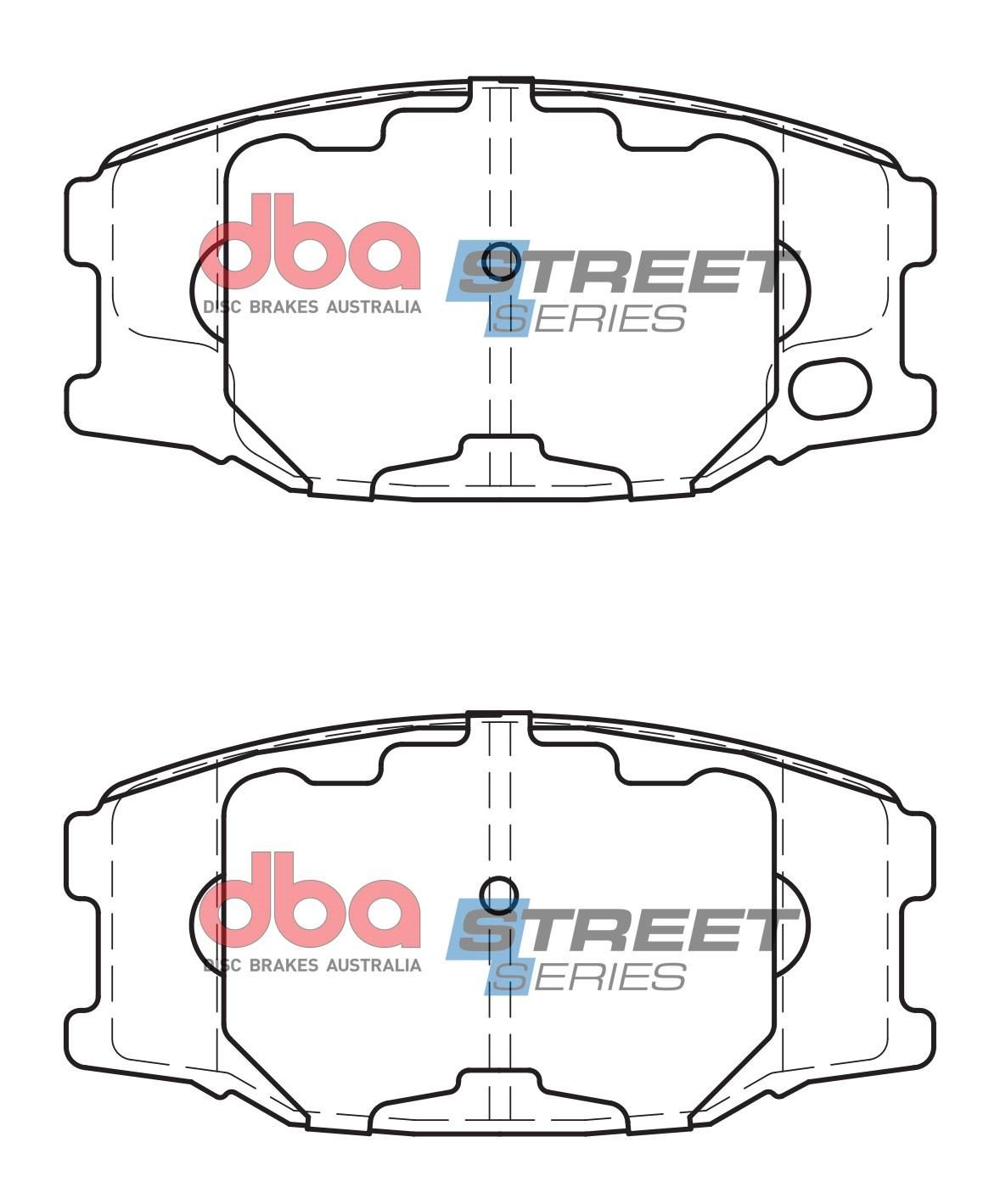 DBA SS STREET SERIES BRAKE PADS [ Fuso Canter/ Rosa Bus 2003 - 2005 F ] - TecDoc Only