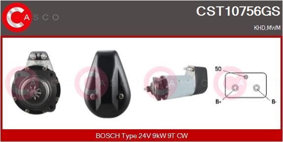 CST10756GS CASCO Genuine önindító