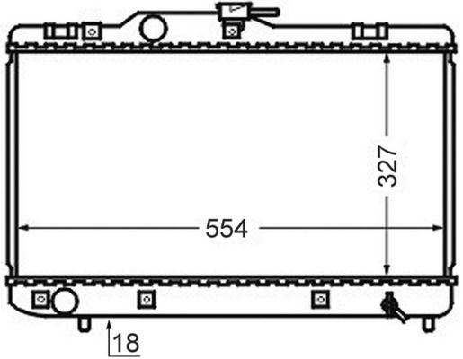 Kühler, Motorkühlung Kühler, Motorkühlung