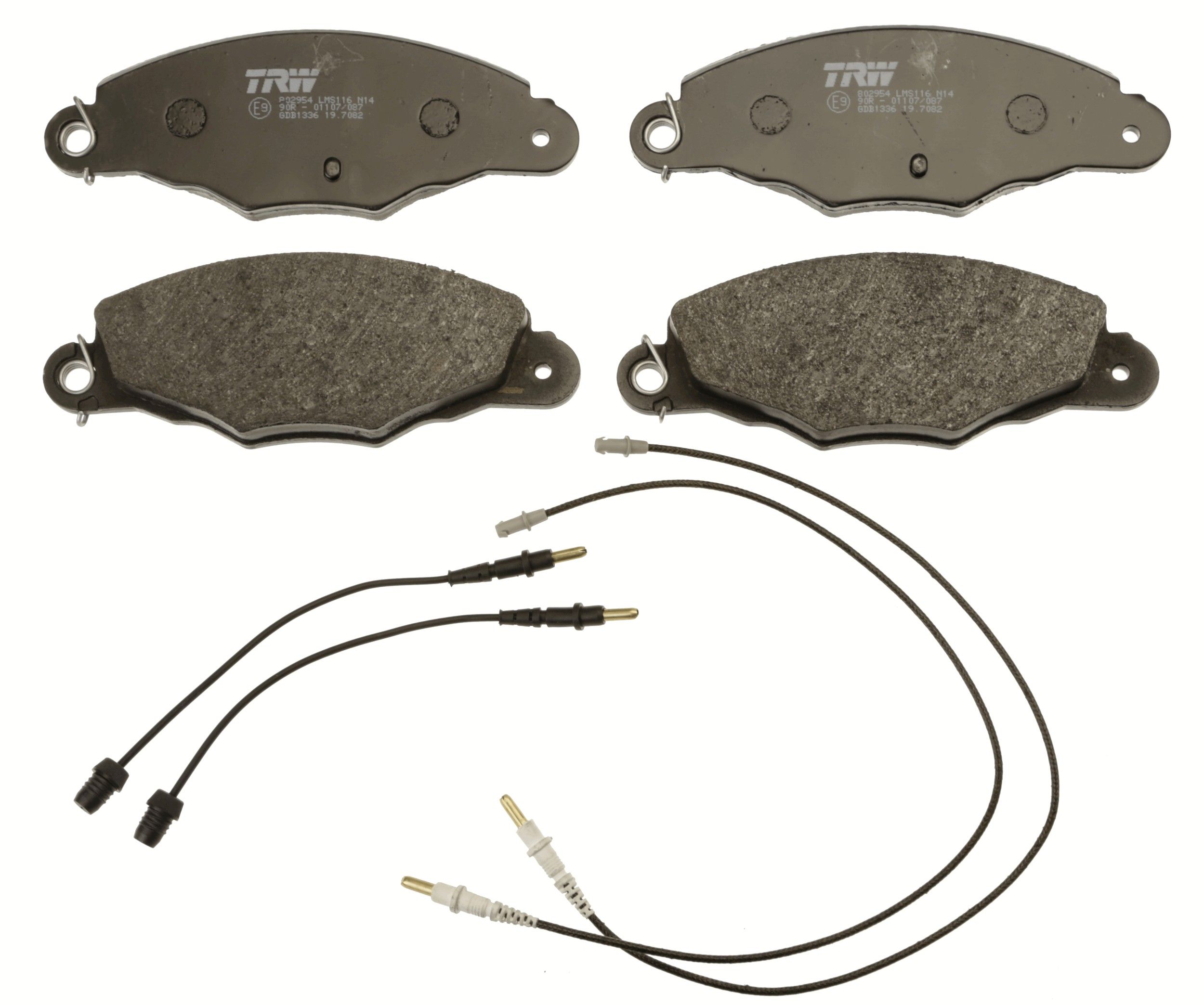TRW DISC BRAKE PADS - TecDoc 2