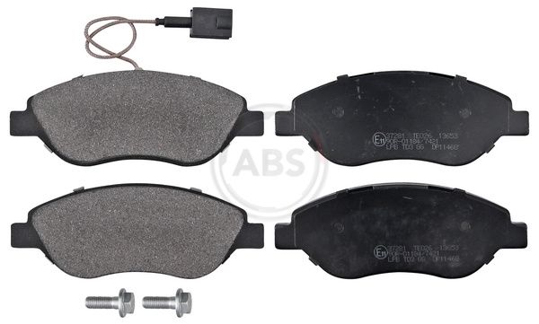 Brake Pad Set, disc brake 37281