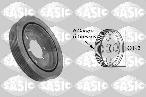 SASIC 2150001 - Riemenscheibe, Kurbelwelle