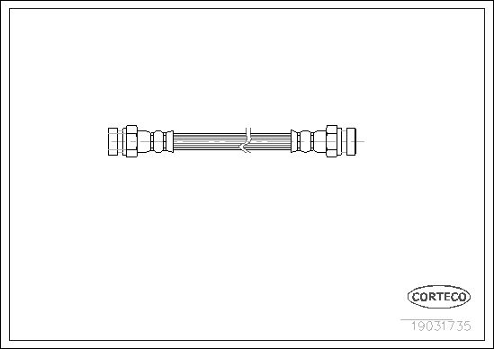 FLEXIBLE DE FREIN SKODA FELICIA  0705