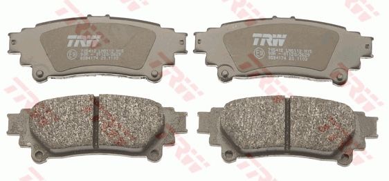 TRW DISC BRAKE PADS - TecDoc 2