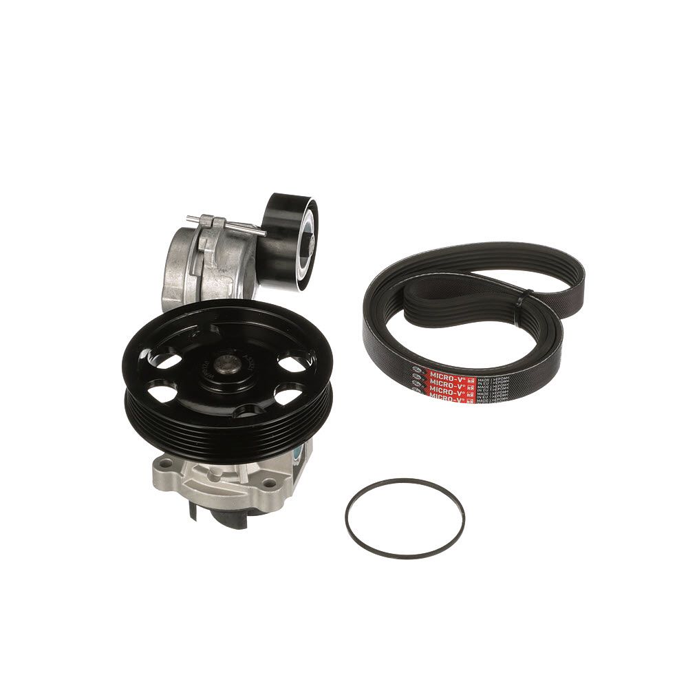 vandens siurblys + V formos rumbuotas diržas, komplektas