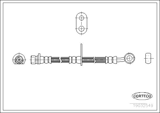 FLEXIBLE DE FREIN HONDA HR-V  0705