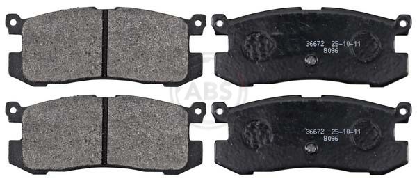 Brake Pad Set, disc brake 36672