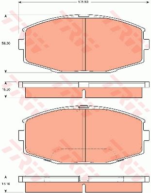 TRW DISC BRAKE PADS - TecDoc Only