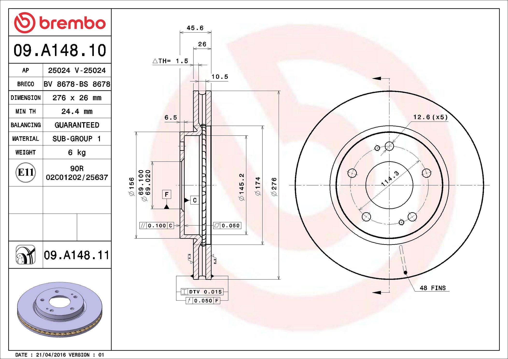 MITSUBISHI OUTLANDER 05-12 (FRT) - TecDoc 2