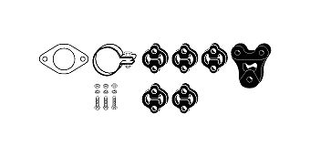 Montagesatz, Abgasanlage