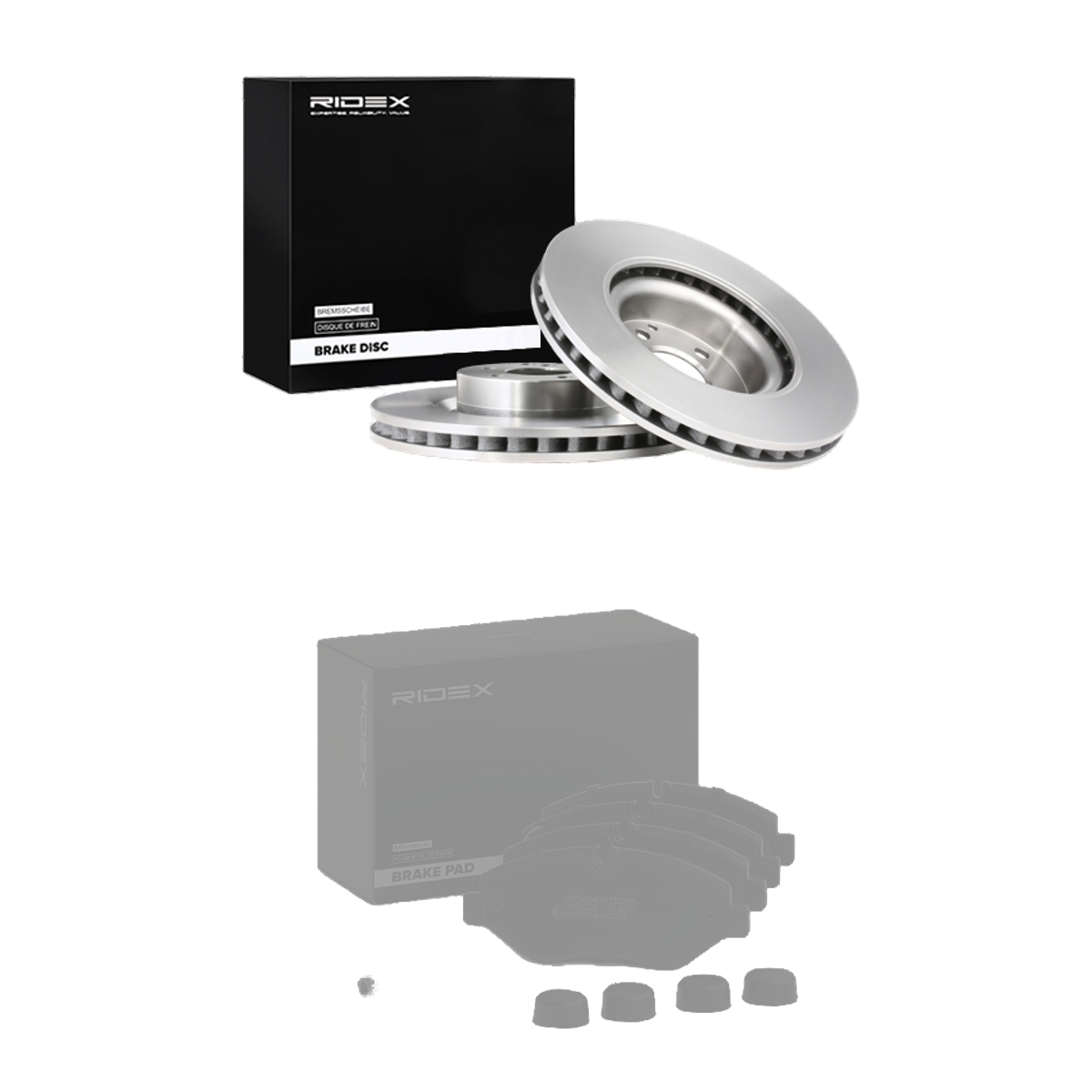 Remmenset, remschijf