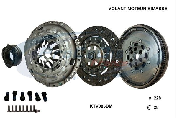 KIT DEMBRAYAGE  VOLANT MOTEUR BI-MASSE