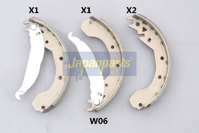 JAPANPARTS GF-W06AF - Bremsbackensatz