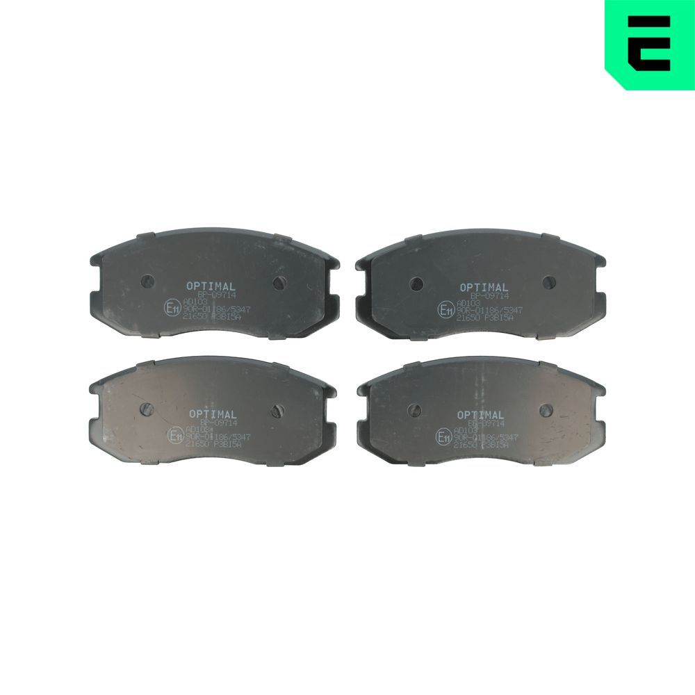 Brake Pad Set, disc brake BP-09714