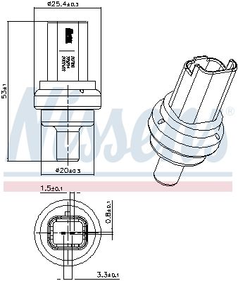 Sensor, Kühlmitteltemperatur Sensor, Kühlmitteltemperatur