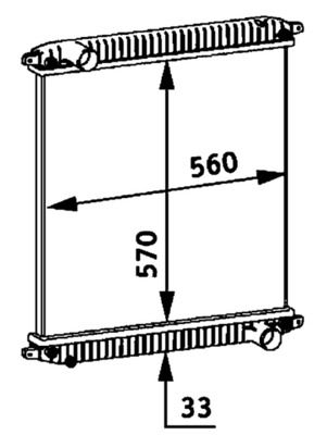 Radiador, refrigeración del motor