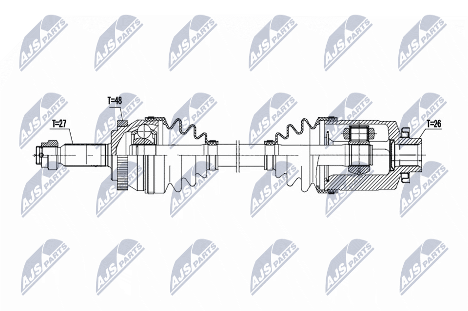 NTY NPW-HY-630 Antriebswelle
