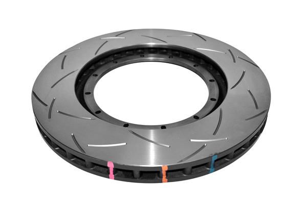 5000 Rotor T3 Slot - With Replacement NAS Nuts -KP [ Subaru WRX STi [Brembo 6 Pot R Yellow Calipers] 19 Inch Rim 04/17-> F ] - TecDoc 2