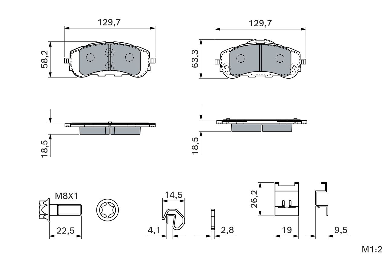 KLOCKI HAM. TOYOTA P. PROACE CITY 1,2 VVT-I/1,5 D-4D/ELECTRIC 19-