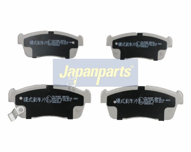 JAPANPARTS PA-809AF - Bremsbelagsatz, Scheibenbremse