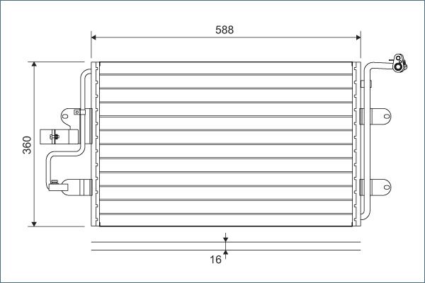 Condenser, air conditioning 817244