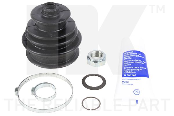 Faltenbalgsatz, Antriebswelle