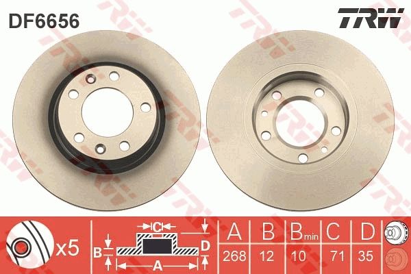 Brake Disc DF6656