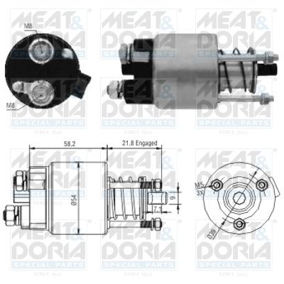 Solenoid Switch, starter 46102