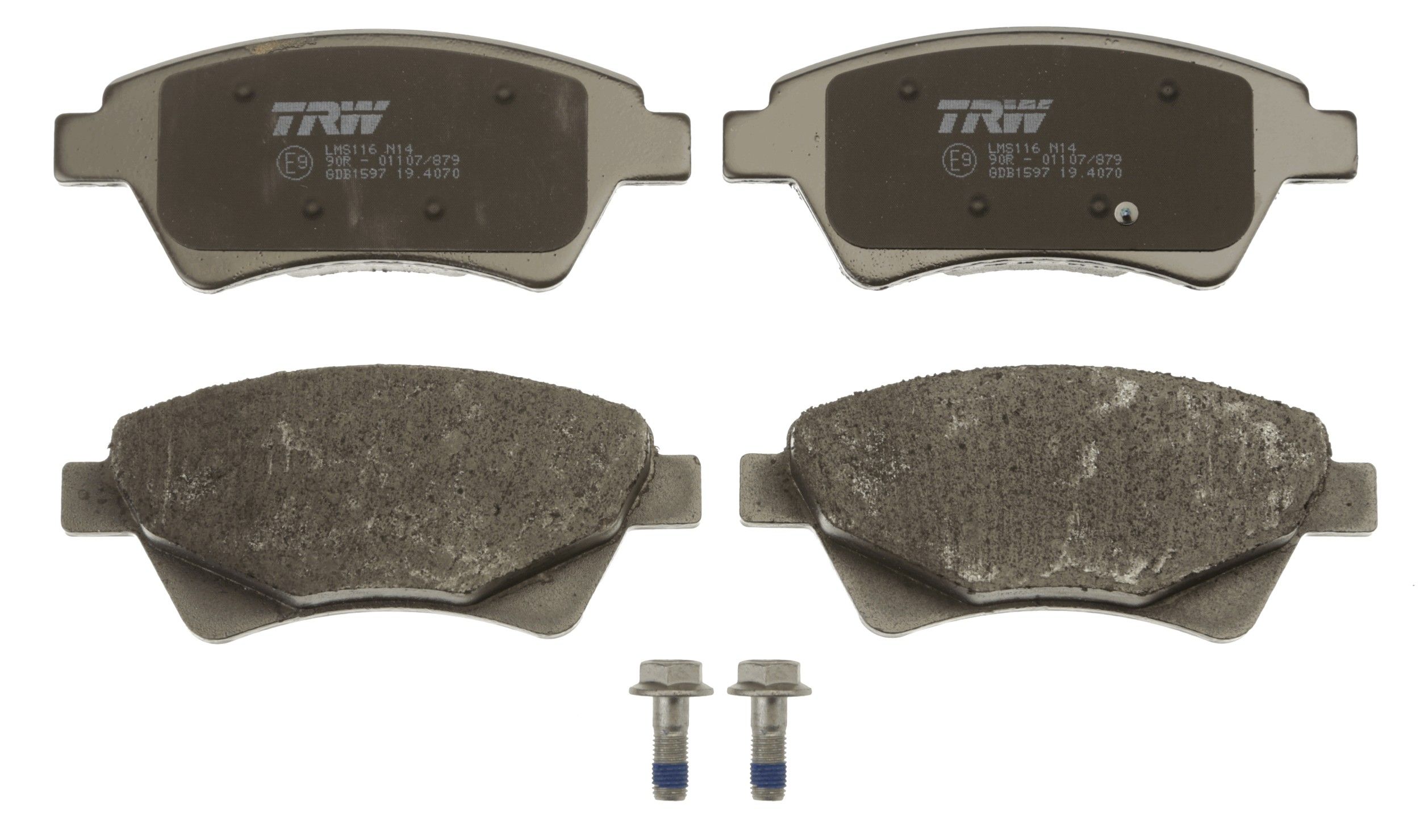 TRW DISC BRAKE PADS - TecDoc 2
