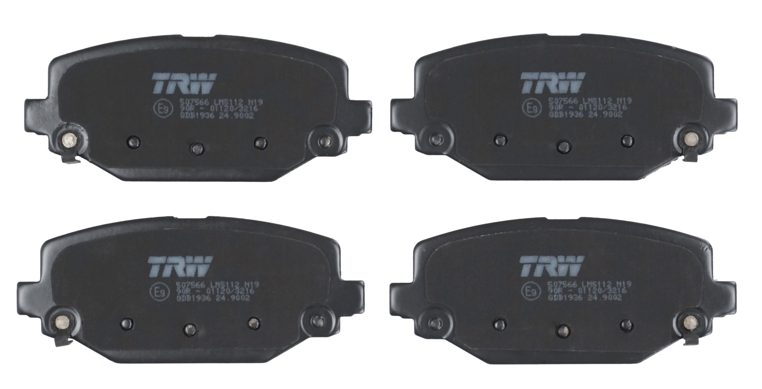 TRW DISC BRAKE PADS - TecDoc 2